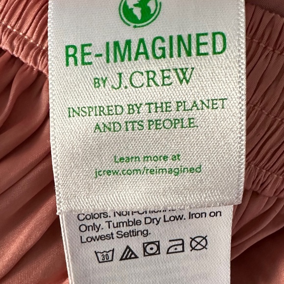 J.Crew Re-Imagined Coral rose pleated Maxi - Picture 6 of 7